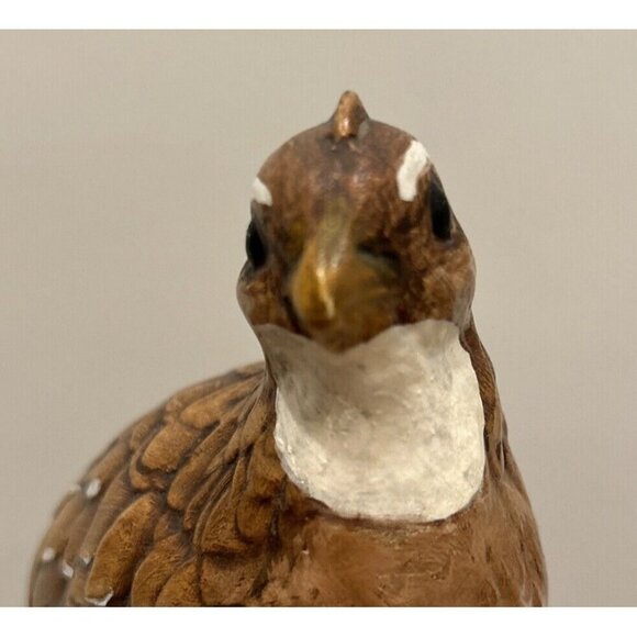 Vintage 60s Ceramic Quail Figurines Holland Mold Set of 2 Hand Painted - Picture 3 of 8